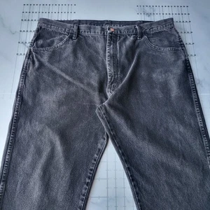 Rustler Jeans 40x30 Black Pants Relaxed Western Cowboy Rancher 876 Tag 42x30 - Picture 1 of 15