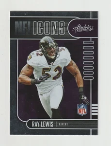 Ray Lewis Baltimore Ravens 2019 Panini Absolute NFL Icons Football Card #11 - Picture 1 of 3