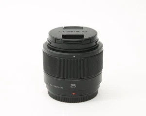 Panasonic Lumix G 25mm f/1.7 ASPH. Prime Micro Four Thirds Lens (H-H025) Black - Picture 1 of 7