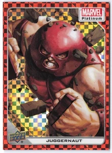 Upper Deck Marvel Platinum 2023 #59 Juggernaut /33 Orange Checkers - Bild 1 von 2