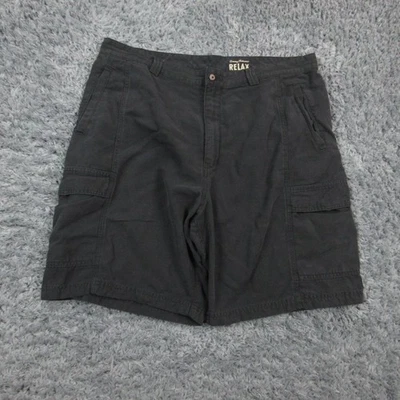 Tommy Bahama Relax Cargo Shorts Mens 38 Black Cotton Blend Casual Chino 38x9* - Image 1 of 4