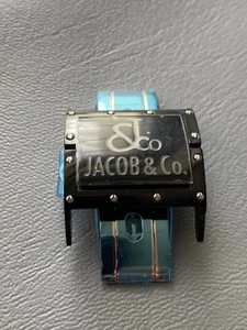 Genuine Jacob & Co Deployment Clasp 22mm Buckle Black Epic 2 - Picture 1 of 3