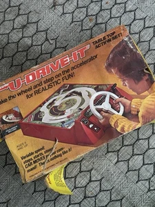 U- Drive-it Raro Vintage 1974 Antiguo Juego de Juguete de Acción de Mesa PIEZAS - Imagen 1 de 16