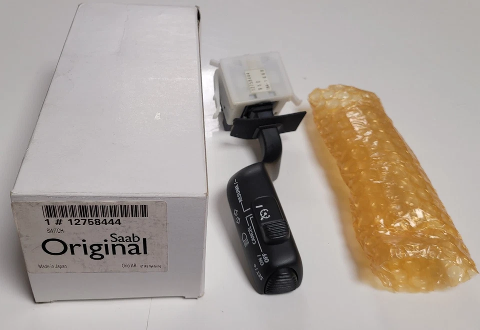 New Open Box Saab 12758444 Turn Signal Stalk With Cruise. For 2006-2009 9-5 - Image 1 of 4