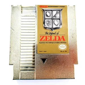 Legend of Zelda (Nintendo NES) cartuccia oro autentica solo testata e funzionante - Foto 1 di 9