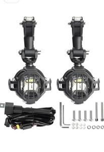 LITTOU KOLOME Motorcycle Spotlight for Motorbike ATV Tractor Forklift Motorcycle - Picture 1 of 7