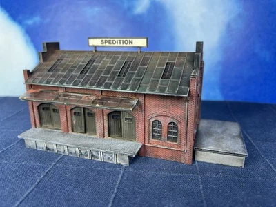 Faller Spur N 2134 Güterhalle Spedition Lagerhaus Gebäude Patiniert Gealtert - Bild 1 von 4