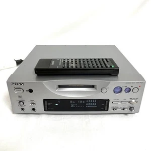 SONY MDS-PC1 MINIDISC DECK MD-PC Link Kit Silver AC100V with Remote control - Picture 1 of 7