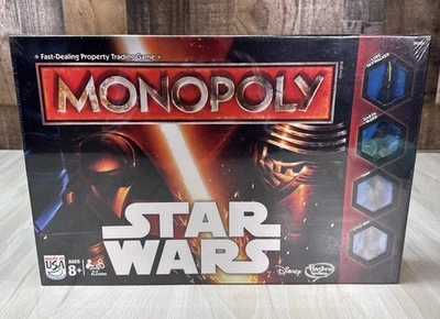 STAR WARS THE FORCE AWAKENS - Monopoly Board Game 2015 Edition - Hasbro NEW - Image 1 of 4