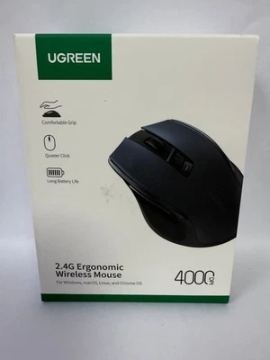 UGREEN 2.4G Wireless Mouse for Laptop, 4000 DPI 5 Adjustable Levels Ergonomic PC - Image 1 of 4