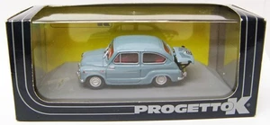 1964 Fiat Abarth 850 TC blau 1/43 Progetto K PK125 Italy MB - Bild 1 von 2