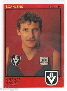 1982 Scanlens (86) Graham GAUNT Melbourne aMint. - Picture 1 of 1