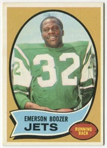 1970 Topps #128 Emerson Boozer New York Jets - Rookie Card - Picture 1 of 2