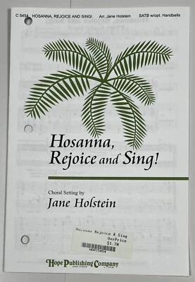 Hosanna Rejoice & Sing Jane Holstein SATB teclado de coro timbres partituras Foto 1 de 4