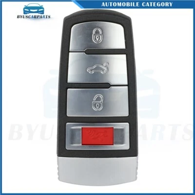 Llavero remoto carcasa sin cortar para Volkswagen Passat 2006 2007 2008 2009-2013 Foto 1 de 4