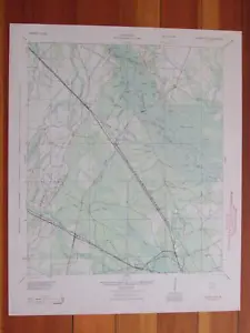 Everett City Georgia 1944 Original Vintage USGS Topo Map - Picture 1 of 1