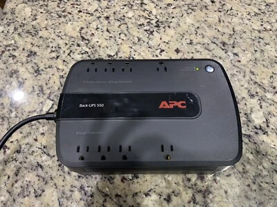 APC Battery Back-UPS BE550G 8 Outlet Surge Protection PS 120V 550VA 330W w/Batt - Image 1 of 2