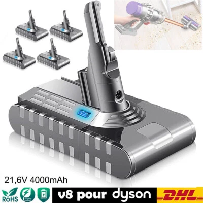 1-10X Batterie pour Dyson V8 SV10 Absolute Animal Fluffy 229602-01 965875 645060 - Photo 1/4