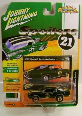 1967 '67 Plymouth Barracuda V/A Spoilers 21 Street Freaks Johnny Lightning 2021 Foto 1 de 4