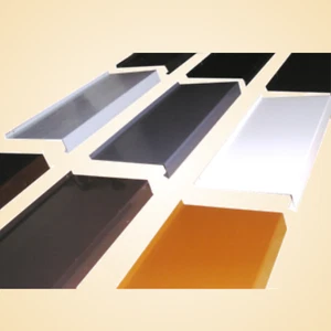 Aluminium Fensterbank inkl.Abschluss, alle RAL Farben 1,2mm Alu Blech, nach Maß - Bild 1 von 4