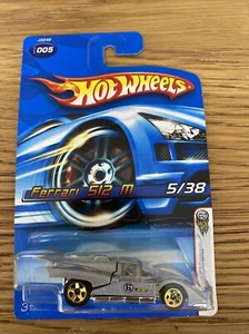 Hot Wheels 2006 First Editions 5/38 Silver Ferrari 512 M Car 005 - Picture 1 of 6