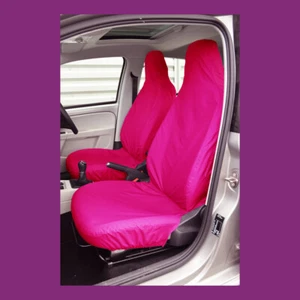 SEAT Mii 2012+ Tailored Waterproof Front Pair Pink Car Seat Covers - Picture 1 of 2