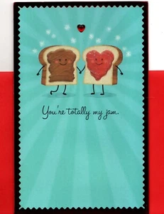 Lustige Glückwunschkarte Happy Valentinstag You Are My Jam Singer Band Songwriter - Bild 1 von 3