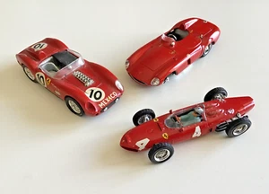 x3 1/43 scale Ferrari - WITH FAULTS!!! FOR RESTORATION OR TRANSFORMATION. - Foto 1 di 22
