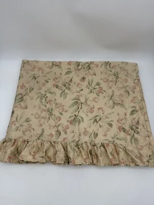 Babados de cortina de chuveiro feitos sob medida cetim floral puro RALPH LAUREN - Imagem 1 de 4