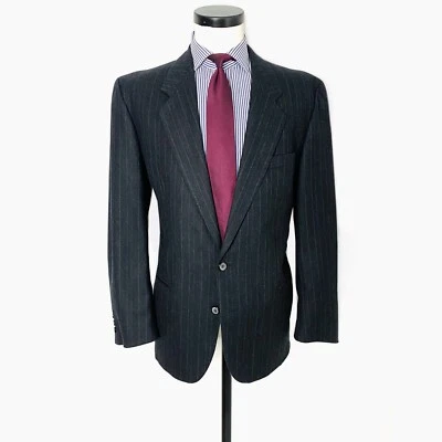 Ted Lapidus Grey Pinstripe Sport Jacket | 44 - Image 1 of 4
