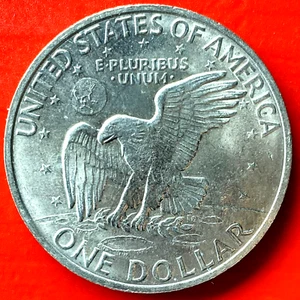 1971-D IKE DOLLAR, FRIENDLY EAGLE, FS-901 - Picture 1 of 2