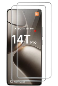 2x Xiaomi 14T Pro Folia pancerna Szkło ochronne 9H Twarde szkło ochronne na wyświetlacz - Zdjęcie 1 z 10