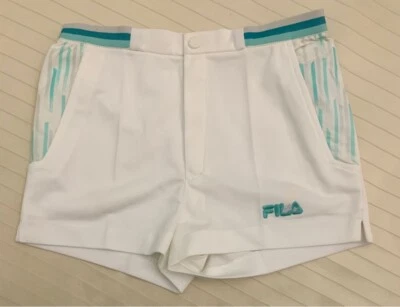 SHORT FILA BB, taglia 46, Bianco, NUOVO ORIGINALE VINTAGE, Becker ! - Photo 1/4