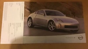Nissan 350Z Brochure Leaflet 2002 Inc Reply Card - Picture 1 of 2