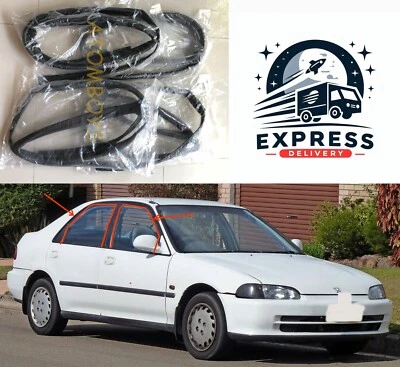 PARA HONDA CIVIC EG8 EG9 EH EH9 PUERTA VENTANA VIDRIO CANAL FIELTRO FUNCIONAMIENTO GOMA 92 Foto 1 de 4