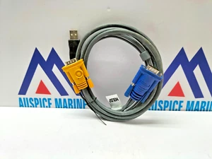 ATEN 2L-5202UP USB KVM Kabel 1,8m mit 3 in 1 SPHD auf VGA & USB - Bild 1 von 8