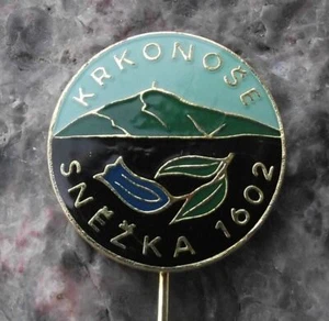 Distintivo spilla arrampicata Krkonose Snezka 1602 m montagna più alta montagna - Foto 1 di 3