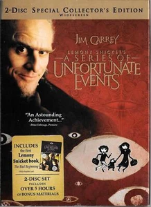 A SERIES OF UNFORTUNATE EVENTS 2-Disc DVD Collectors Edition w/1st Book Set - Picture 1 of 1