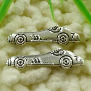 210 Pcs Tibetan Silver Car Flatback Stick No Hole 29X8MM S1370 DIY Jewelry Makin - Picture 1 of 6