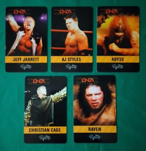 TNA WRESTLING PROMO TRADING CARD SET/Raven/Christian/AJ Styles/WWE/WWF/WCW/ECW