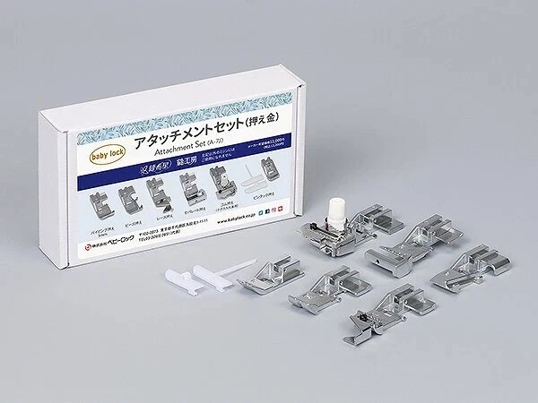 Babylock A-7 6 Feet Bonus Package Evolution Ovation Serger Foot Attachment Set - Image 1 of 1