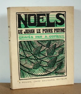 Weihnachten ehan Le Povre Moyne 1935 Radiert von A-Copieux - Bild 1 von 7