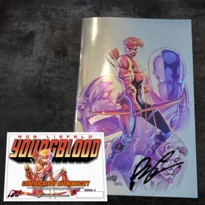 Youngblood #1 (2025) 33RD ANNIVERSARY VIRGIN SILVER FOIL Variant (SIGNED) + COA - Bild 1 von 1