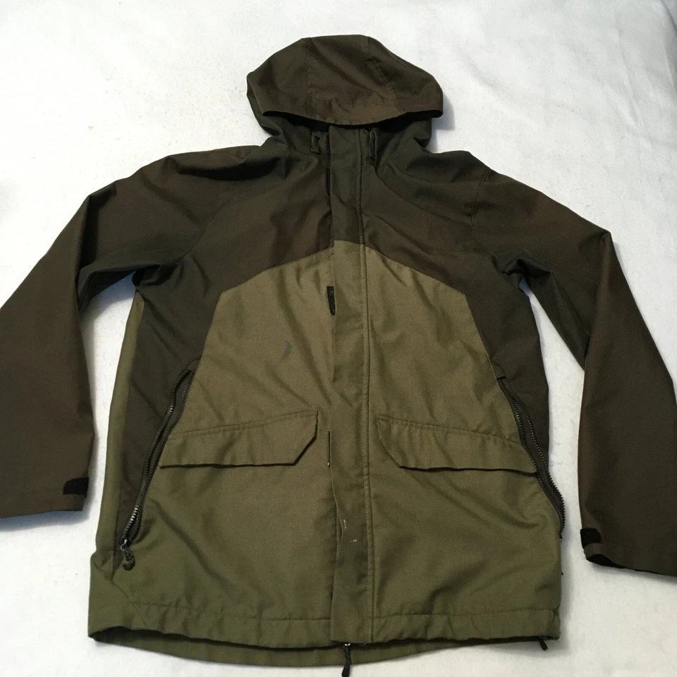 Champion 3 in 1 Systems olive Jacket with Hood Mens Size medium ZIPPER ISSUE. - Image 1 of 4