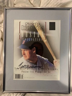 Revista Sports Illustrated firmada por TED WILLIAMS (Medias Rojas) - ¡Holo Diamante Verde! Foto 1 de 4