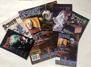SCREEM #40 Limited Edition mag & 5 Postcard-Psycho-Nosferatu-Monster Review - Picture 1 of 10