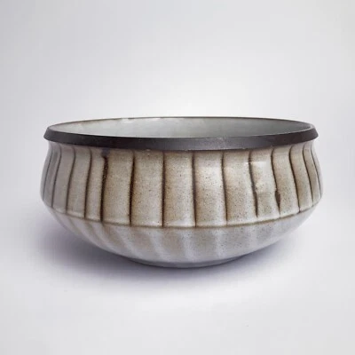 Cuenco grande para servir de gres de cerámica Denby hecho en Inglaterra 9,25 d x 4 h Foto 1 de 4