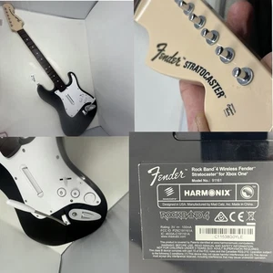Rock Band 4 Xbox One Fender Stratocaster Wireless - Black 91161 - Picture 1 of 17
