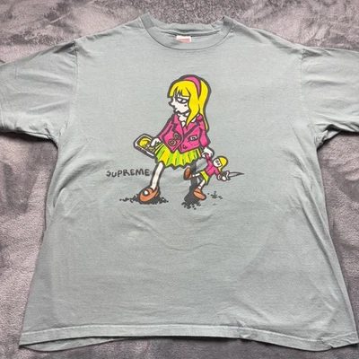 Camiseta Supreme Para Hombre Grande Algodón Salvia Suzie Switchblade Gráfico Raro Ropa de Calle Foto 1 de 4