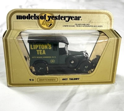 Models of Yesteryear Matchbox Cars Y-5 1927 Talbot Van Lipton's Tea 1:47 - Image 1 of 4